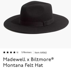 Madewell x Biltmore Montana Felt Hat